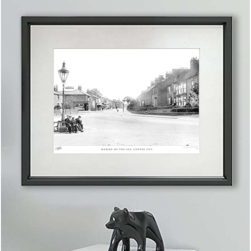 Marske By The Sea, Centre 1913 - Single Picture Frame Print, 60cm H x 80cm W x 2.3cm D