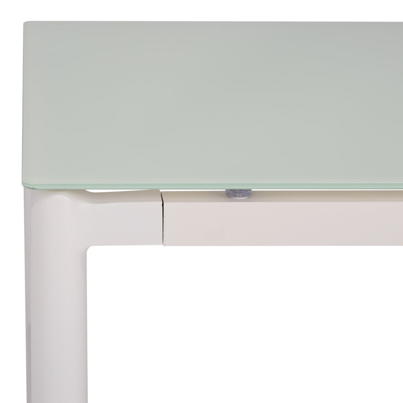 Table basse de patio en aluminium et teck Berg