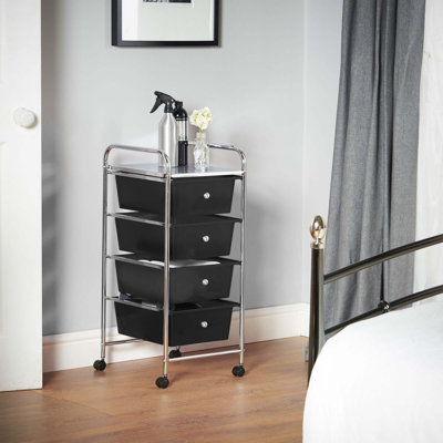 76cm H x 32cm W Utility Cart with Wheels