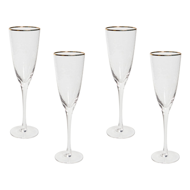 Alianys 250ml Handmade White Wine Glass Set
