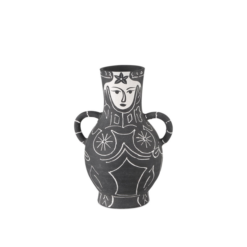 Saint-Paul-De-Vence Medium Vase, 13.5" H x 10'' W x 7.75'' D
