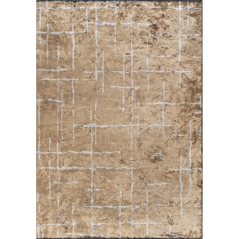 Modern Loose Abstract Stripes, Rectangle 9' x 12'
