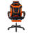 Inbox Zero Adjustable Reclining Ergonomic Faux Leather Swiveling PC & Racing Game Chair with Footrest-1378233015