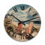 Horloge murale en bois massif Yonathan-365006844