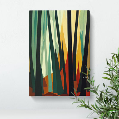 Forest Contemporary No.2 Abstract - Wrapped Canvas Print