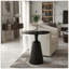Table d'appoint ronde moderne avec plateau en marbre-129577689