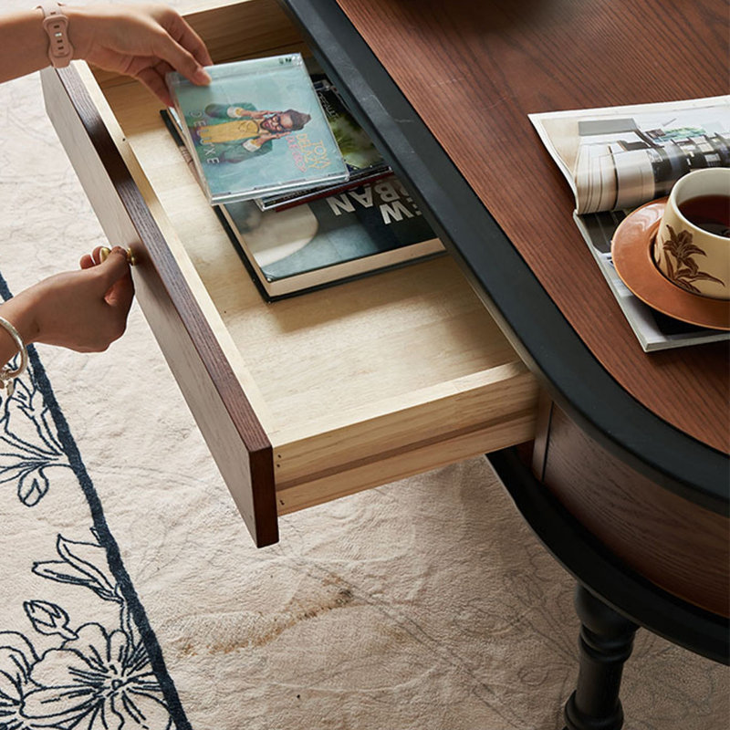 High-grade oval coffee table