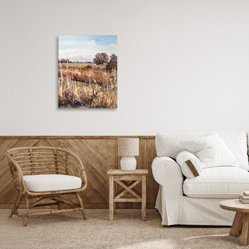 «Peaceful Meadow Expression» par Alonza Saunders, H 20 po x l 16 po