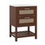 Ensemble de meuble-lavabo de salle de bain 24 po avec lavabo, meuble de rangement Farmhouse avec un tiroir profond et un tiroir basculant-124556499