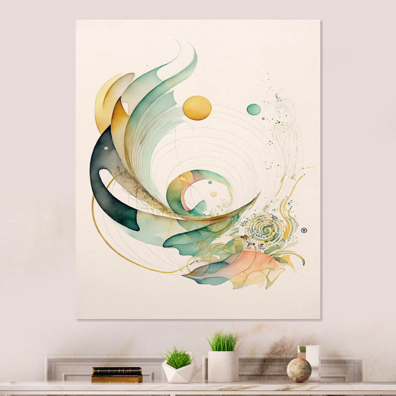 Dimilta Modern Abstract Wall Decor on Metal, 32" H x 24" W x 1" D