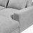Wide Modern Large L-Shape Feather Filled Sectional Sofa, Convertible Sofa Couch with Reversible Chaise,sectional couch,sectionals-931780274