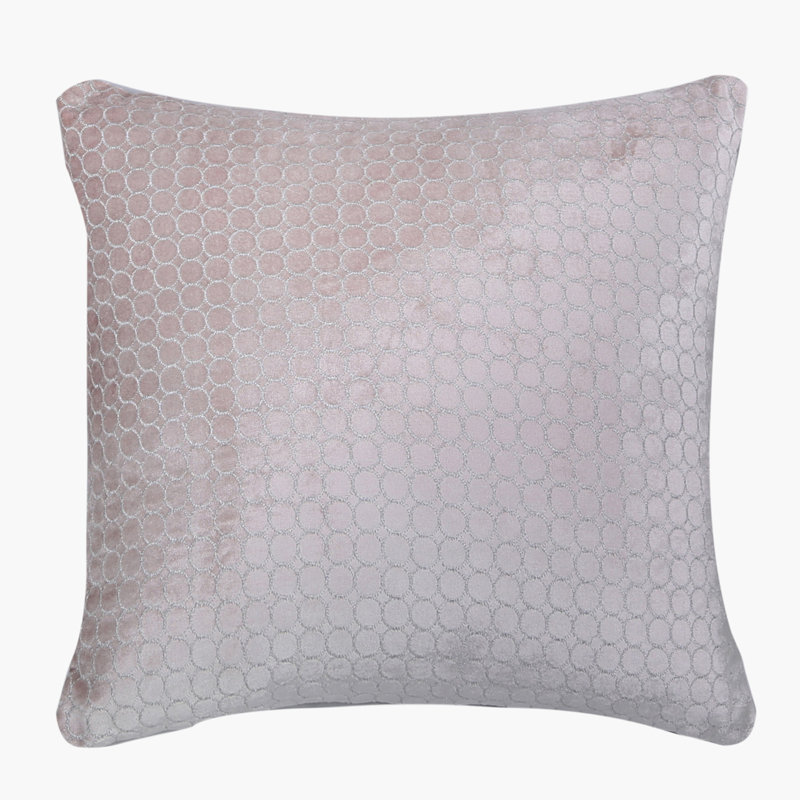 Ervin Square Throw Pillow Cover, Pink