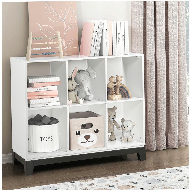 White 6-layer wooden furniture 1 piece