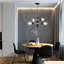 Luminaire suspendu doré et noir Kreios PLCB-4L