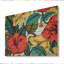 Corail sarcelle, hibiscus tropical harmonie II sur bois-2070697514