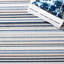 Striped Indoor / Outdoor Area Rug-947407221