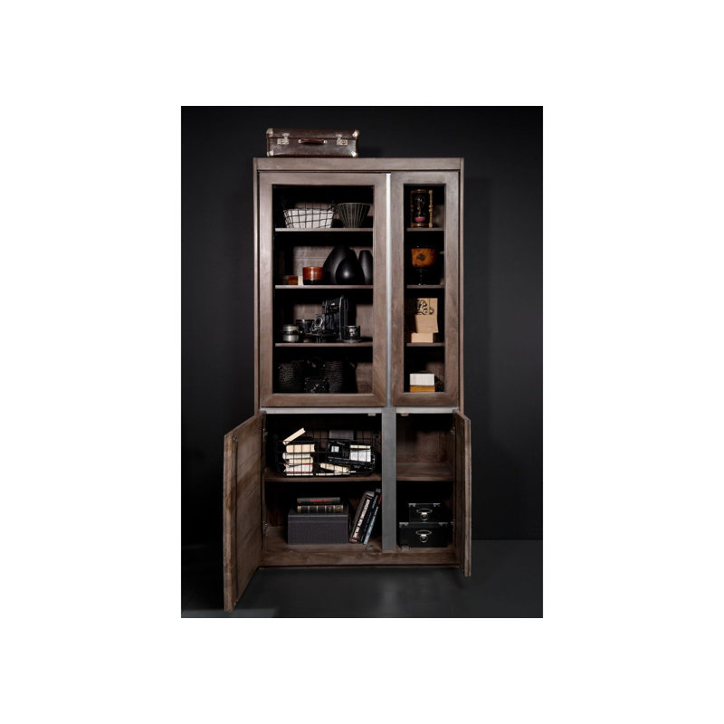 Sydney Display Cabinet, Smoked oak