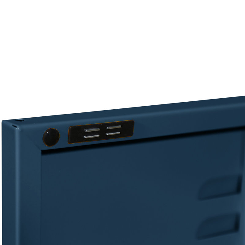 Nikeria 2 Door Steel Wardrobe, Navy