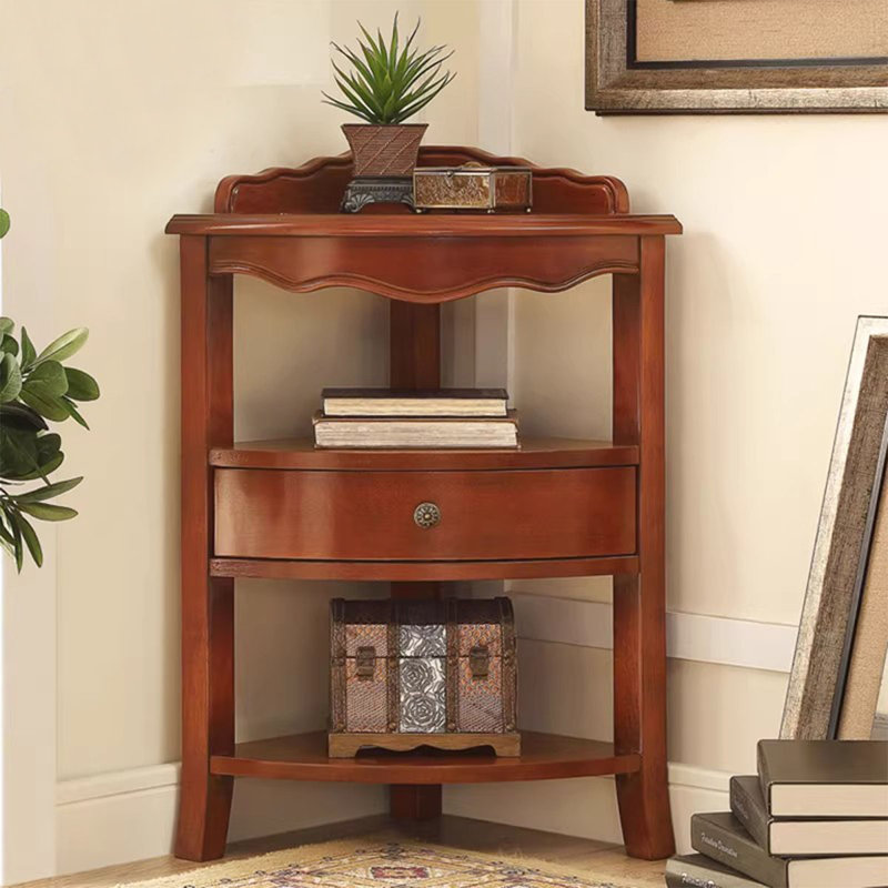 Walnut Solid Wood Corner cabinet