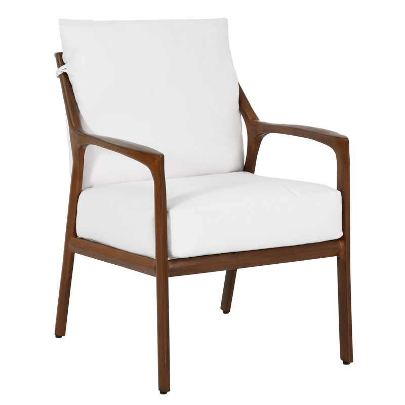 Berkeley Premium All-Weather Wicker Outdoor Dining Armchair with Sunbrella® Cushion