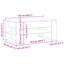 Table basse vidaXL chêne artisanal 40,16 po x 21,65 po x 17,72 po-896799888