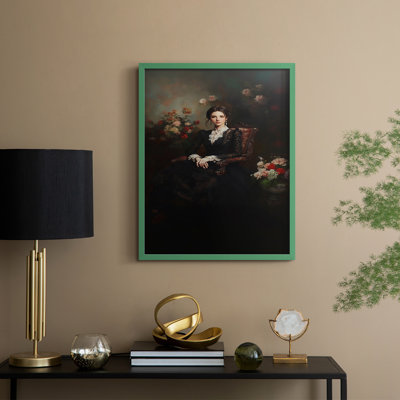Reproduction encadrée WOMEN Series CCXLV III - bois massif