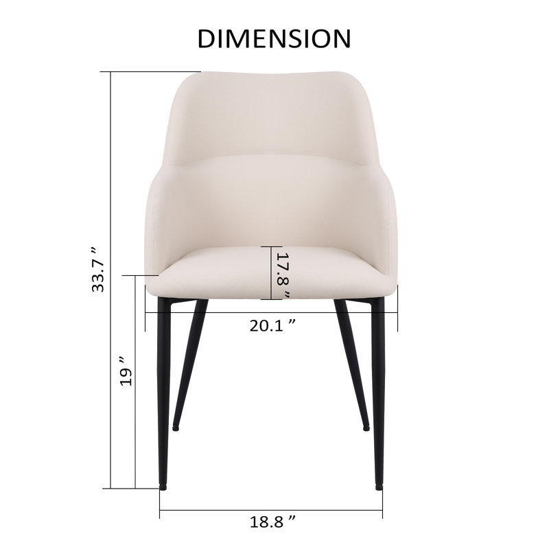 Fauteuil rembourré en velours Sabid, Velours beige