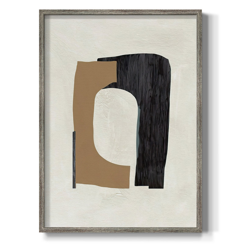 Cardboard Cutouts I Framed Print - Solid Wood, 30" H x 24" W