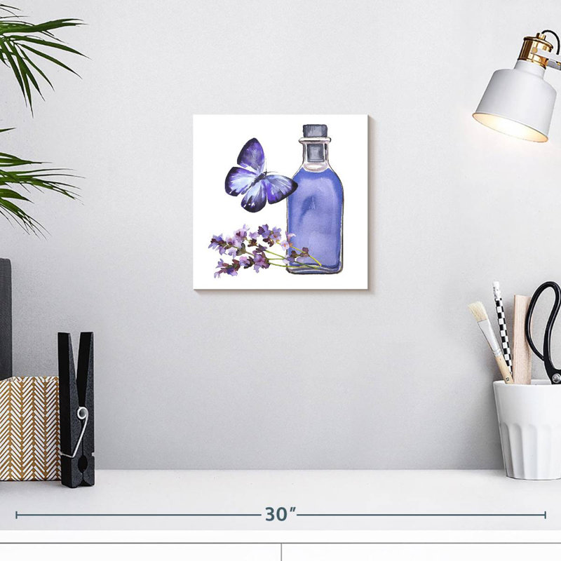 Huile de lavande, H 10 po x l 10 po
