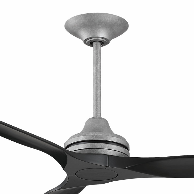 Spitfire DC Custom Indoor/Outdoor Ceiling Fan DC Motor - Galvanized, Galvanized