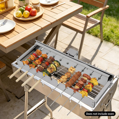 Bbq Automatic Flipping Rotating Rotisserie Grill