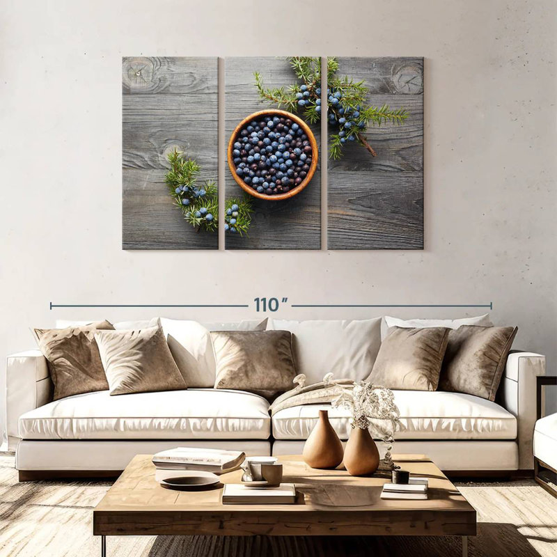 Bowl Of Juniper Berries, 48" H x 74" W