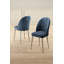 Ensemble de chaises modernes (2 pièces), anthracite et chrome, 17,3 po x 35,4 po x 16,5 po | Structure 100% métal, tissu Babyface, dossier en mousse à 22 bandes et siège en mousse à 28 bandes | Parfait pour la décoration de la maison, du bureau et de l'hôtel-1532447076-1532447074-1532447078