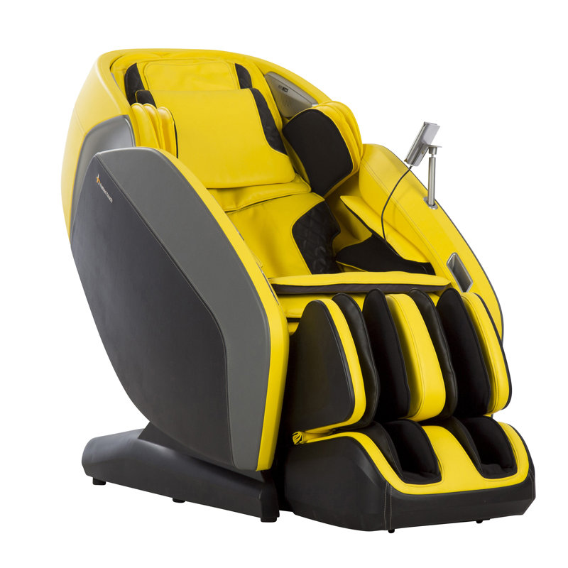 Fauteuil de massage Certus, Similicuir jaune