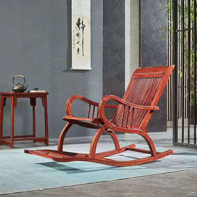 Exquisite solid wood rocking chair