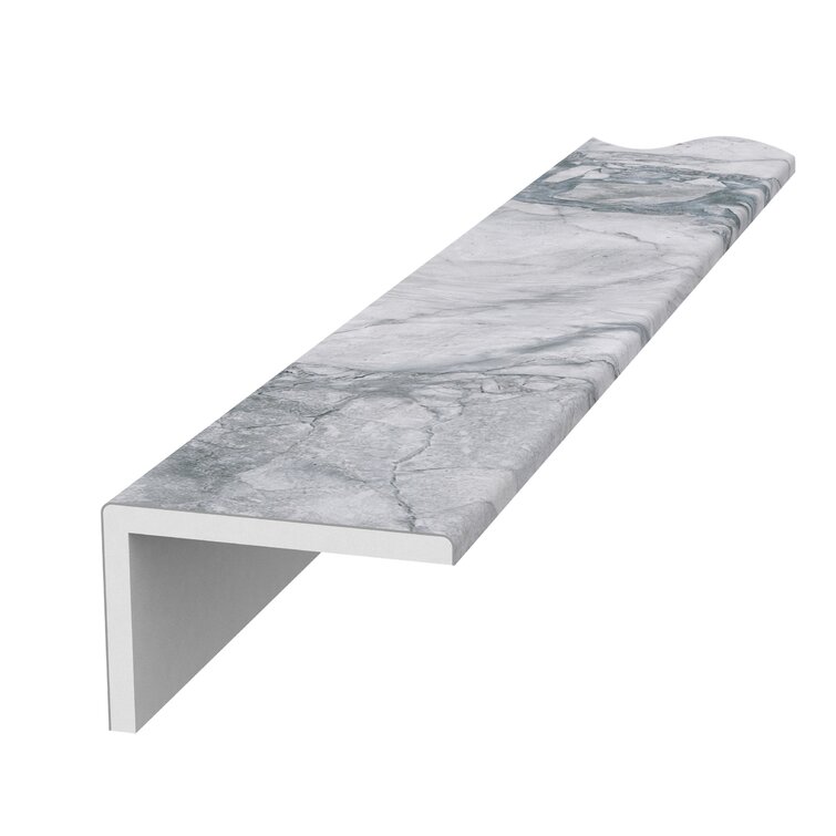 Corner Shelf for Flexstone Bath and Shower Wall Surrounds - White