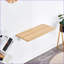 Table pliante murale en acier de calibre 14 peu encombrante pour la salle de lavage, le garage et le bureau personnel