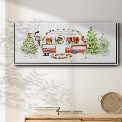 Holiday Camper I- Framed Canvas