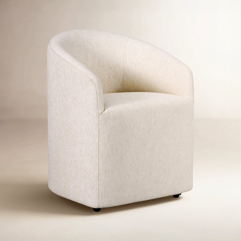 Rhett Upholstered Arm Chair, Newcastle Natural