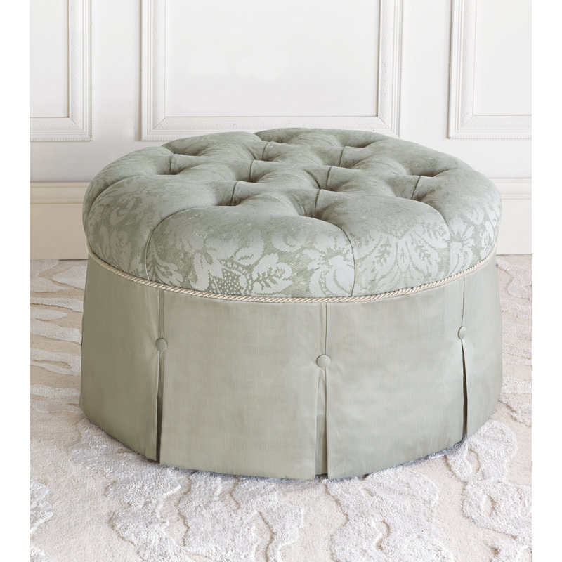 Lourde Round Ottoman