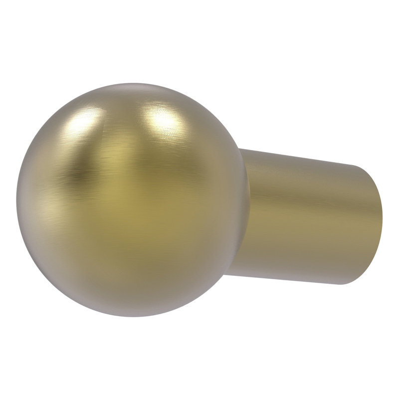 Poignée ronde Gober, Laiton satiné, 1 1/4"