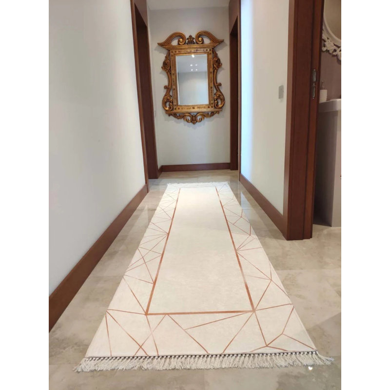 Tapis Lao avec envers antidérapant, Rectangle 2 pi 7 po x 12 pi 5 po