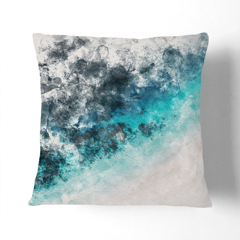 Square Throw Cushion, 55cm H x 55cm W x 20cm D, Black