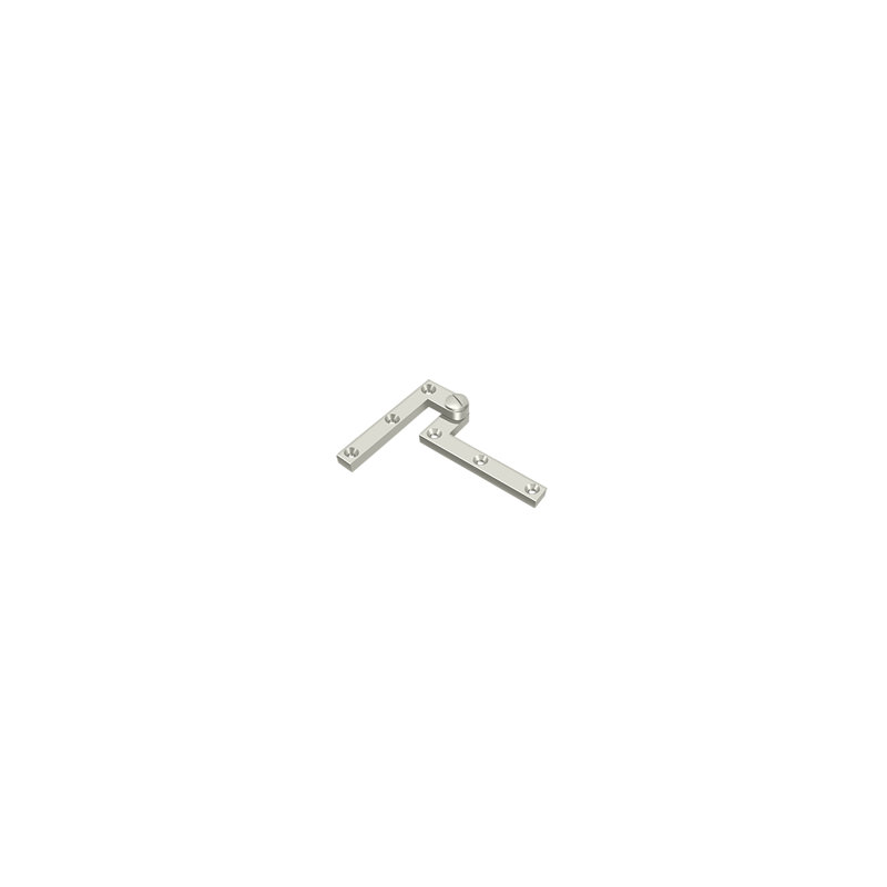 Butt Bearing Hinge, Polished Nickel