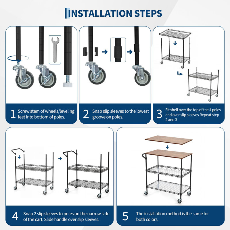 Metal Bar Cart