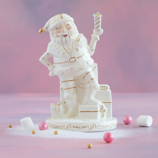 Papa Noel Figure, Ceramic, 12"
