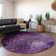 Premium Machine Washable Cerrito AMF565 Purple Rug