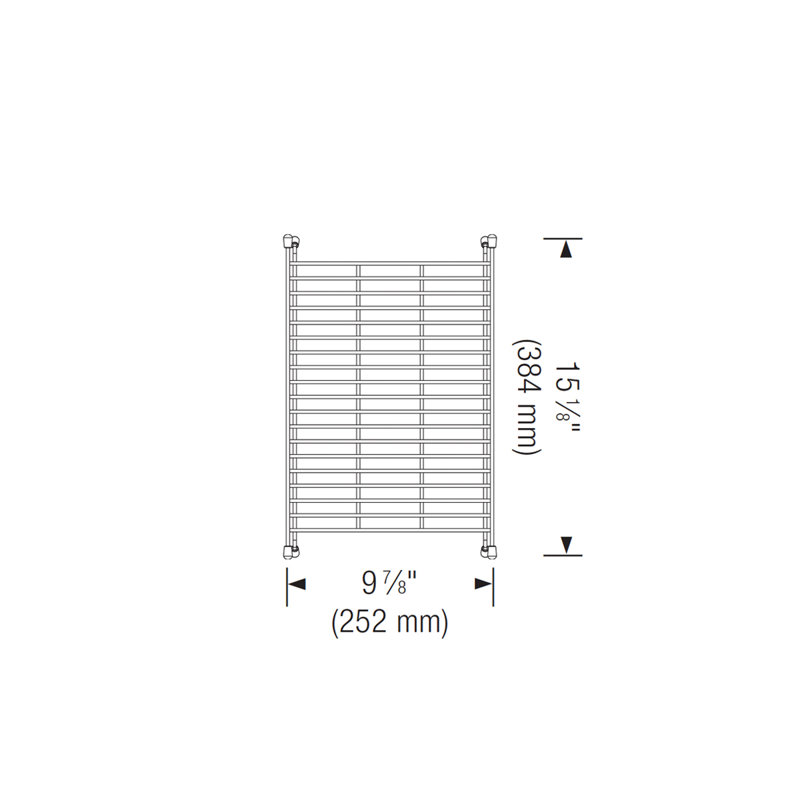 Stainless Steel Floating Grid for Precis 60/40, 50/50, CASCADE, 21", 24", 27" & 30" Sinks