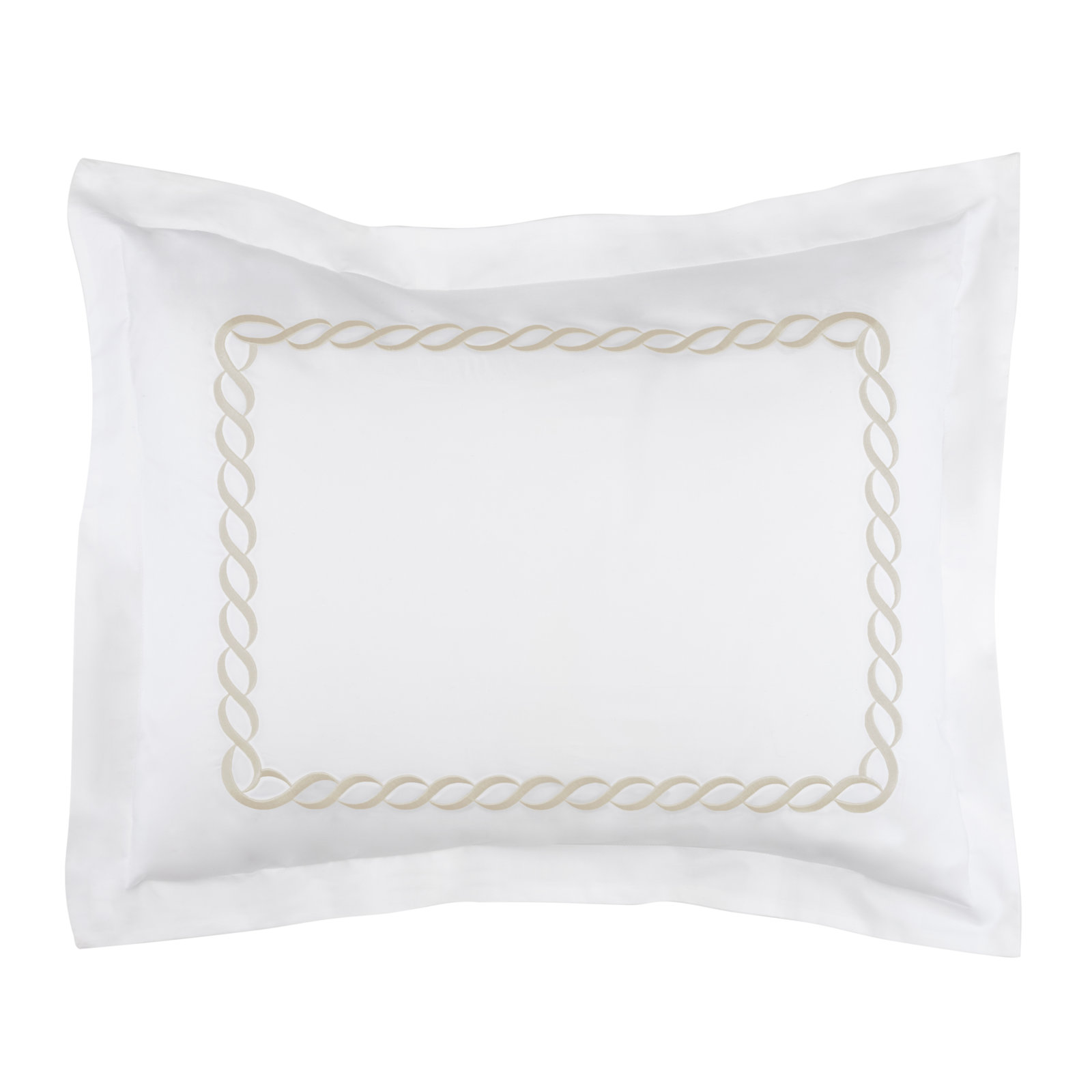 Lisbeth Classic Cotton Blend Sham, King, Taupe