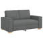 Ensemble de canapé vidaXL gris foncé-252702634